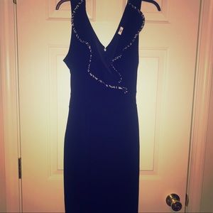 NWT Wrapper Black Jump Suit Size 8